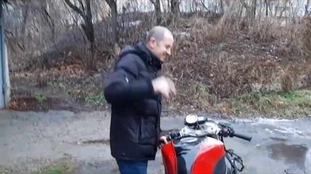 кавасаки zx6r .подарок сына.Первые шаги на спорт байке смотреть онлайн
