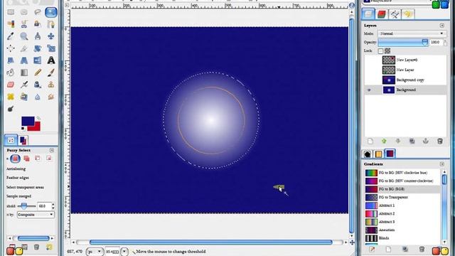 Learning the Fuzzy Select Tool in Gimp part 1 смотреть онлайн