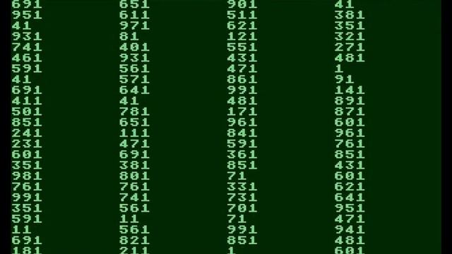 Radix sort (using counting sort & prefix sum) in TurboBASIC XL for the Atari 8-bit microcomputer смотреть онлайн
