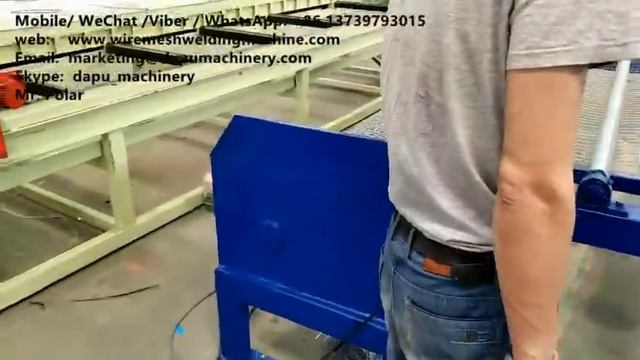 1mm To 2.8mm Roll Electric Welded Wire Mesh Machine Sold To India