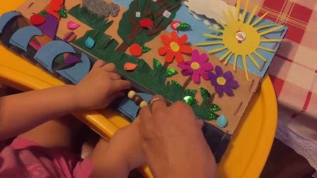 Панно из фетра. Новая игрушка для моей дочки своими руками. смотреть онлайн