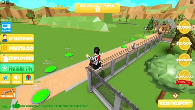 Construire LE PLUS GRAND ZOO dans ROBLOX ! (Roblox Zoo Tycoon) смотреть онлайн