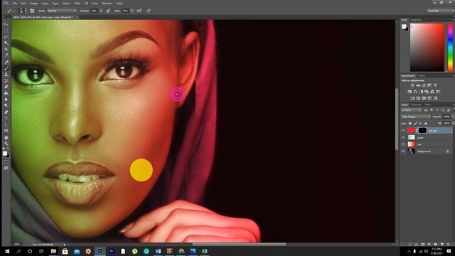 Photoshop tutorial: How to create dual Photoshop Lighting effects on a portrait. смотреть онлайн