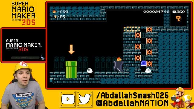 Super Mario Maker for Nintendo 3DS - World 10 | Super Mario Challenge 100% Walkthrough смотреть онлайн