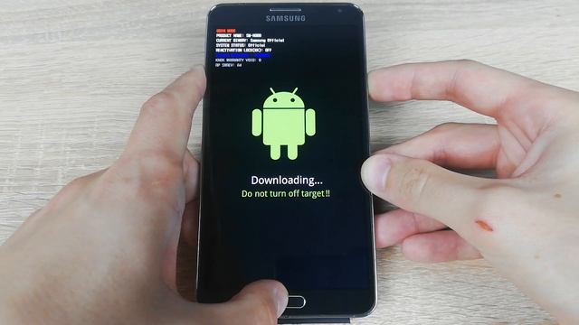 Samsung пишет: Downloading. Do not turn off target! Что делать? смотреть онлайн
