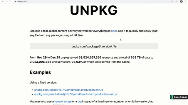 64. Solution with Unpkg смотреть онлайн