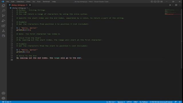 How to Get Started with Python Slicing Strings - Guide to Beginners смотреть онлайн