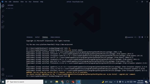 1.4 Djangoni o'rnatish смотреть онлайн