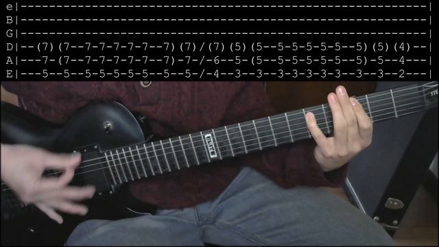 How to play My Apocalypse Riffs w/Tabs! - Metallica смотреть онлайн