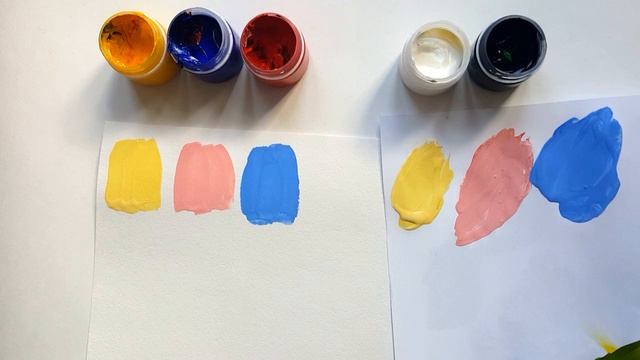 Рисуем картину. Как смешивать краски и получать нужный цвет смотреть онлайн
