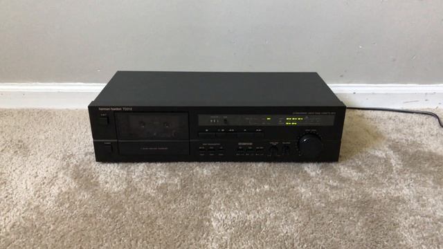 Harman Kardon TD212 Single Stereo Cassette Deck Tape Player смотреть онлайн