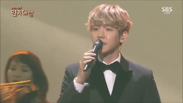 161231 BAEKHYUN EXO "For You" OST Moon Lovers: Scalet Heart Drama Awards 720p смотреть онлайн