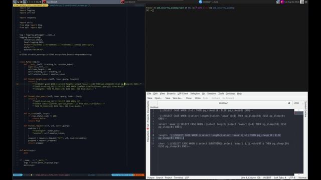 Web Security Academy | SQLi | 14 - Time Delays Info Retrieval смотреть онлайн