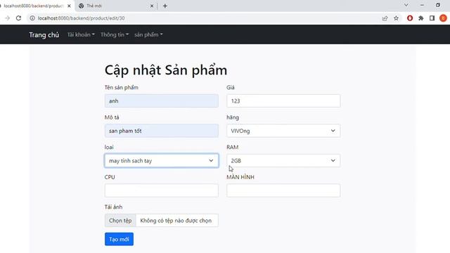 Backend Java - Nguyễn Bảo Thành - Website bán máy tính смотреть онлайн