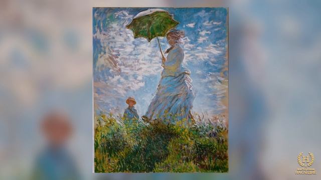 Рассказ о копии картины Клода Моне «Прогулка. Дама с зонтиком» смотреть онлайн