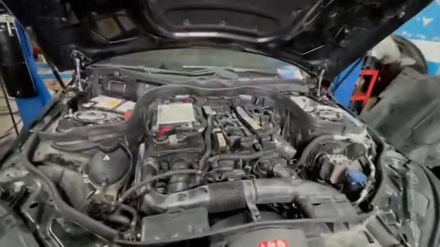 Mercedes Benz E200 2012 engine repair done. смотреть онлайн