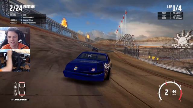 NASCAR LEGENDS ON DEATHLOOP AND HELLRIDE | Wreckfest PC Gameplay