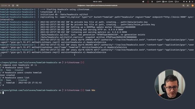 Backup headscale using Litestream смотреть онлайн
