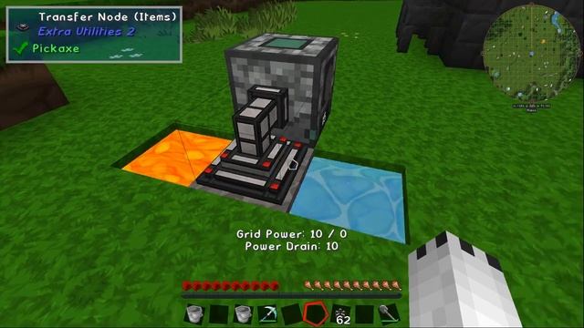 Automatic cobblestone generator - Extra Utilities 2 [Minecraft 1.10.2] - Bear Games How To смотреть онлайн