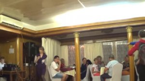 Танец арт-группы. Теплоход «Урал». «Туристы». Вечернее кафе.