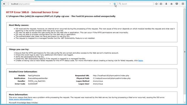 Install PHPMyadmin For IIS Windows Server 2012 R2 смотреть онлайн