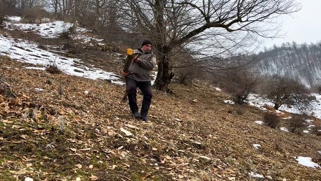 Frozen Soup cooked in Snowy Mountains! Jelly with Meat смотреть онлайн
