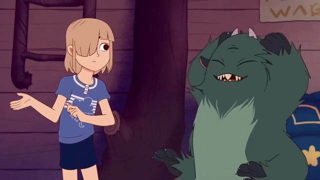 The Monster Under My Bed/анимация от Webtoon/Камень Rus Dub