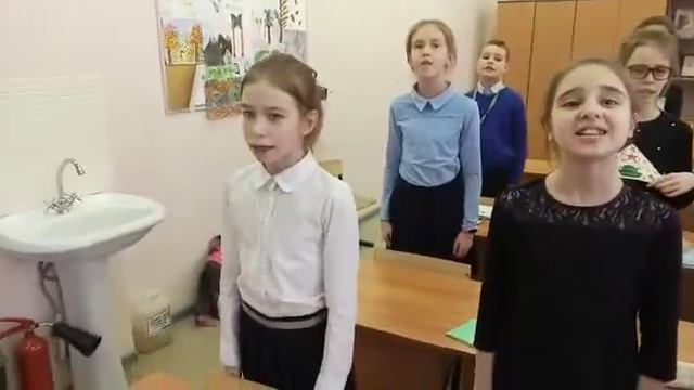 ГБОУ Школа 2051 Поздравление с Днём Защитника Отечества от 4Г класса смотреть онлайн