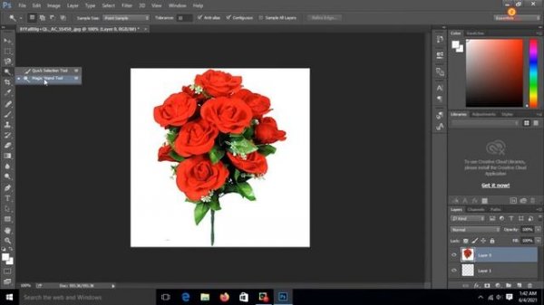 Remove background image in photoshop Latest JPEG to PNG