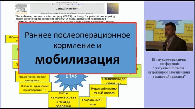 Лісний І. І. Місце ентерального харчування в програмі ERAS смотреть онлайн