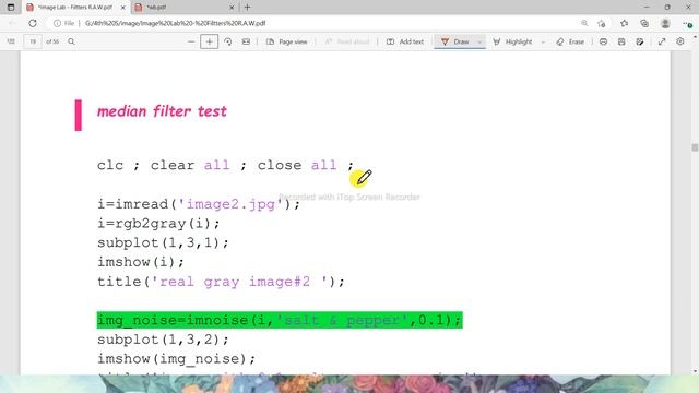 DIP Lab - Spatial Domain Filters - Median filter function idea1 “ zero padding “ смотреть онлайн