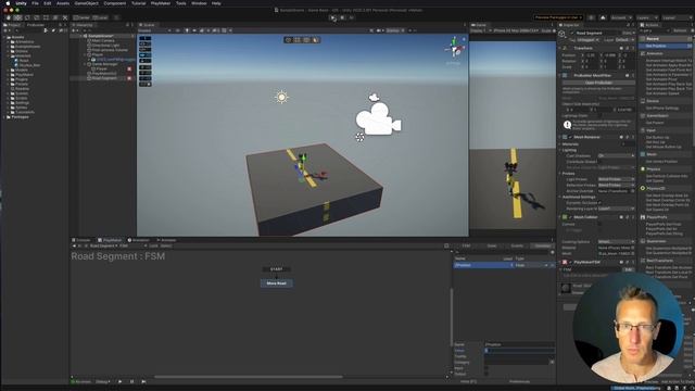 Unity 3D + Playmaker - Runner Series - Creating moving ground and the base setup of level generatio смотреть онлайн