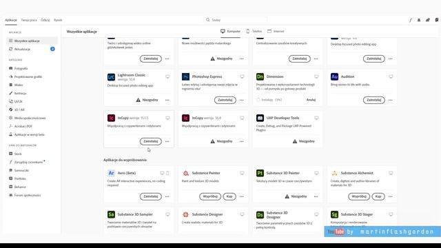 Adobe Creative Cloud CC 2021 instalacja installing смотреть онлайн