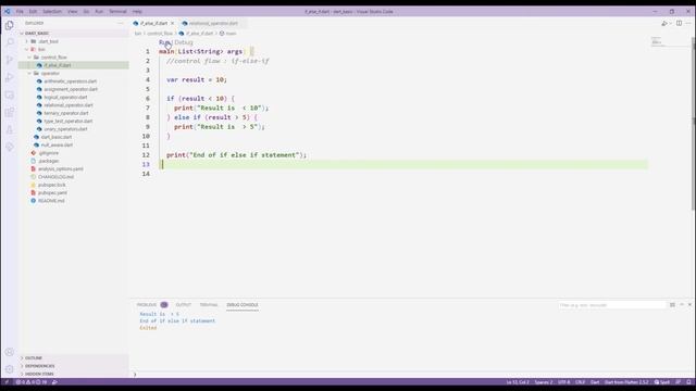 Flutter | Dart | Control Flow - If Else If смотреть онлайн