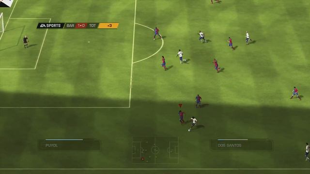 Fifa 09: Barcelona - Tottenham (Xbox 360 Gameplay) смотреть онлайн