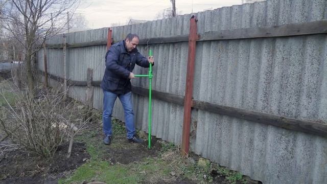 как пробурить отверстие в земле возле стены и препятствия смотреть онлайн