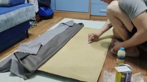 Перетяжка потолка своими руками/такая себе затея/в попытке восстановить VW T4