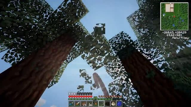 Minecraft 1.4.7: Прогресс #12 - Строим забор... смотреть онлайн