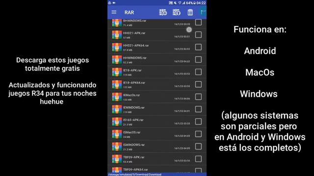 Descarga Juegos Rule 34 para Android смотреть онлайн