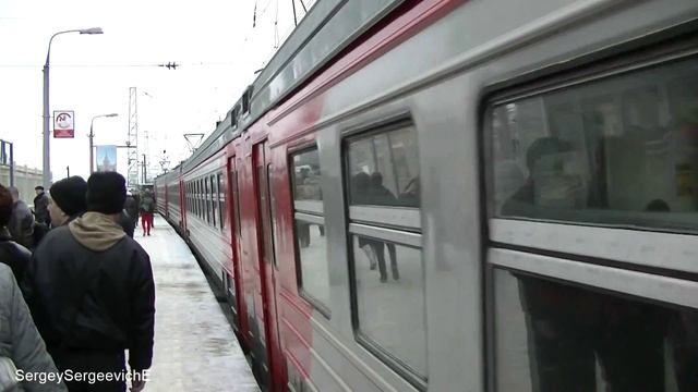 Электропоезд ЭД4М-0137 станция Царицыно