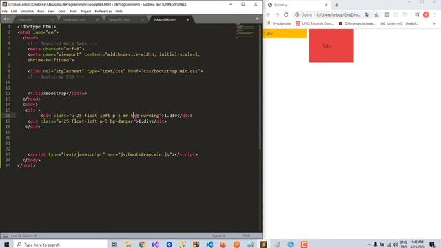 Bootstrap Margin Padding Border смотреть онлайн