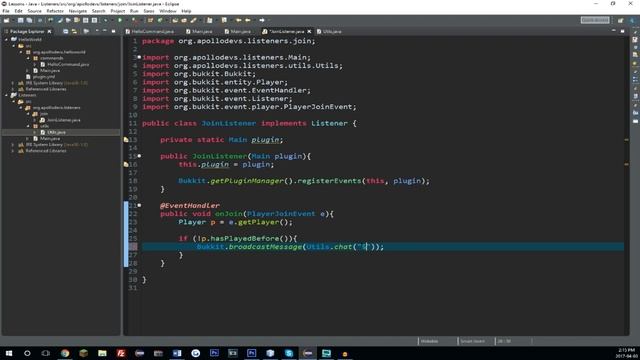 How to Make a Minecraft Plugin | Listeners & Config (Ep. 2) смотреть онлайн