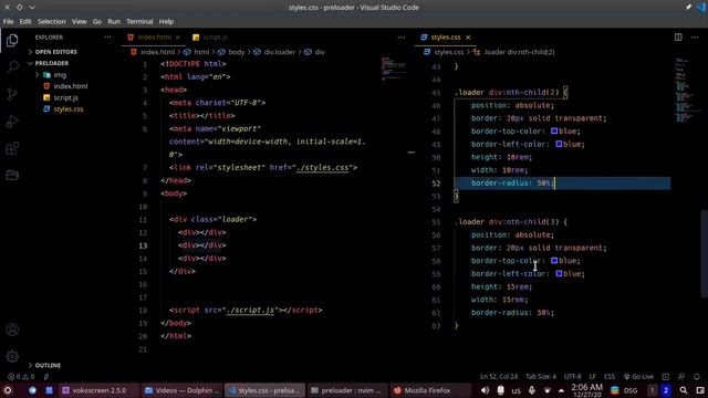 Crea tu PRELOADER, FÁCIL Y RÁPIDO, con HTML, CSS Y JAVASCRIPT смотреть онлайн