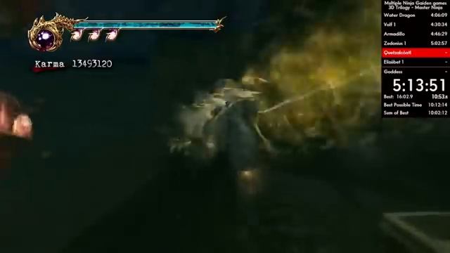 Ninja Gaiden 3D Trilogy Master Ninja Speedrun (World's First, WR) смотреть онлайн