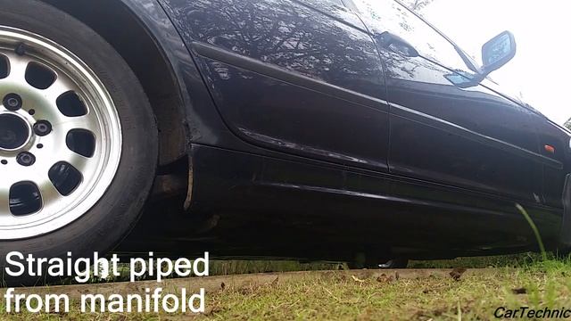 BMW E46 318i M43 | Straight Pipe | Before & After