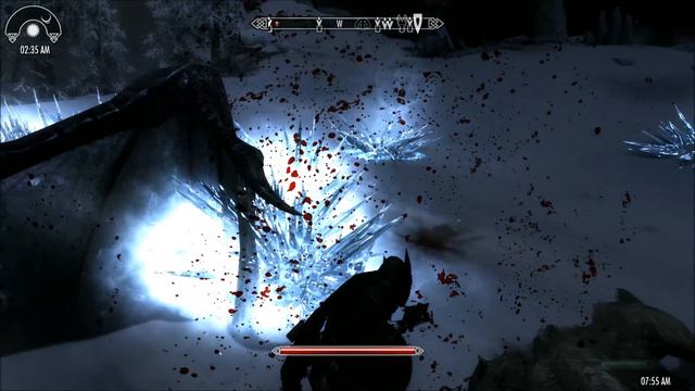 Skyrim Epic 3v1 Dragon Fight - Modded To Hell смотреть онлайн