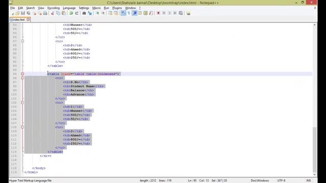 Bootstrap Framework in Urdu/Hindi Part 10 Bootstrap Tables смотреть онлайн