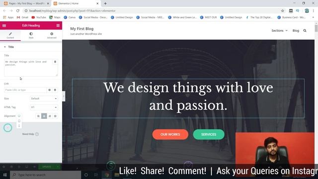 Lesson 08: How to edit Pages in Elementor Plugin | Neve Theme (Free WordPress Mastery Course) смотреть онлайн