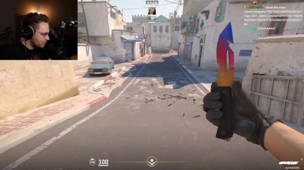 Ohnepixel Reacts To Survival Knife Skins In CS2