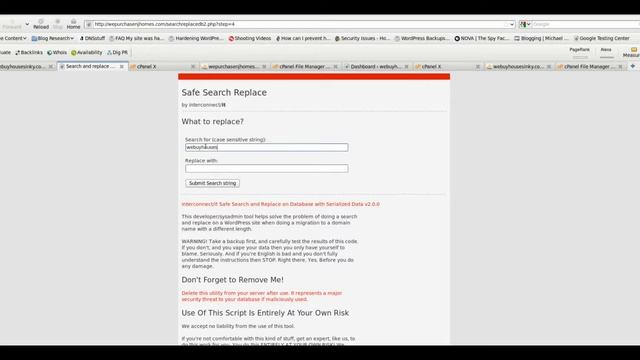 WordPress Website - Transfer to New Domain Step 5 смотреть онлайн